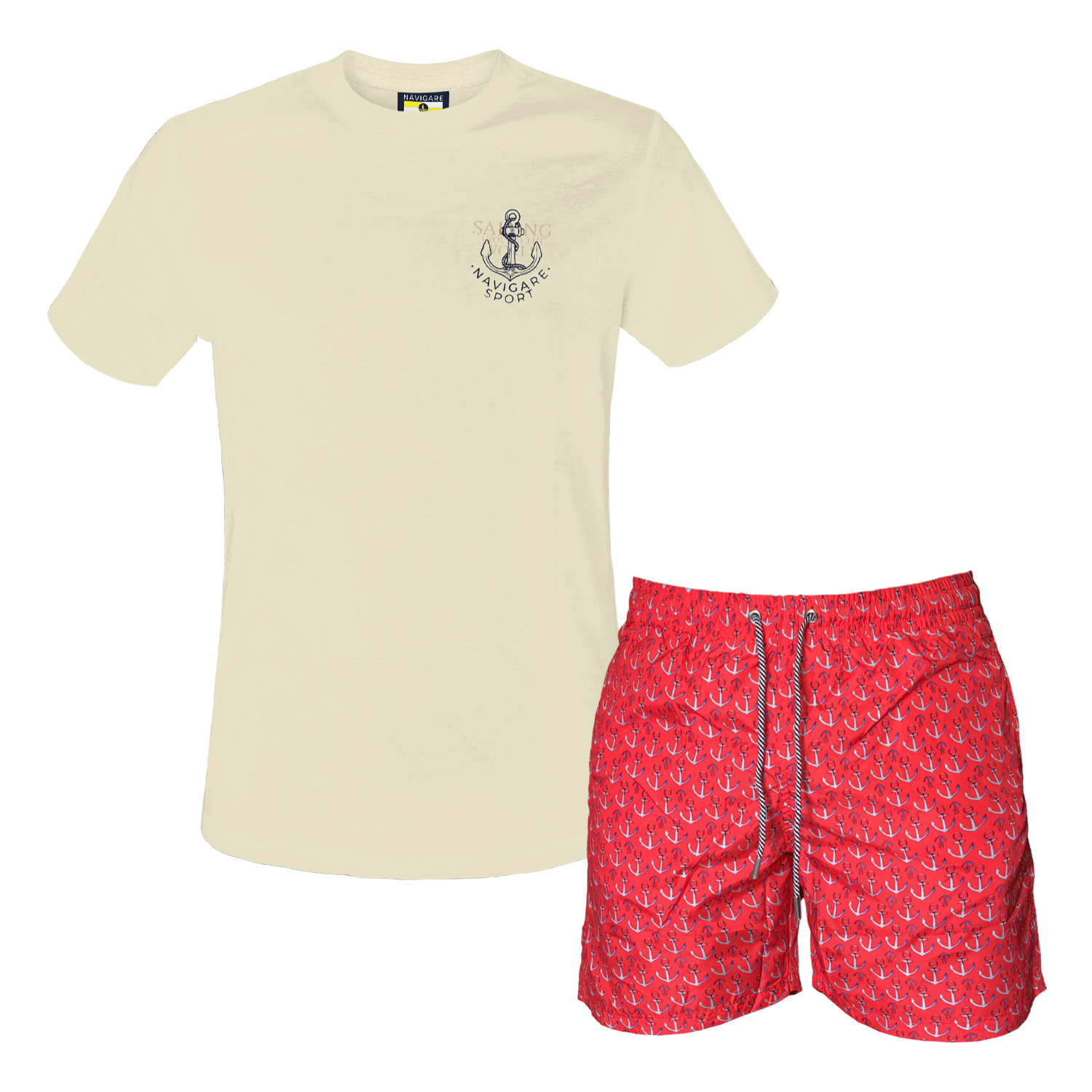 Set Completo T-Shirt / Costume Uomo NAVIGARE