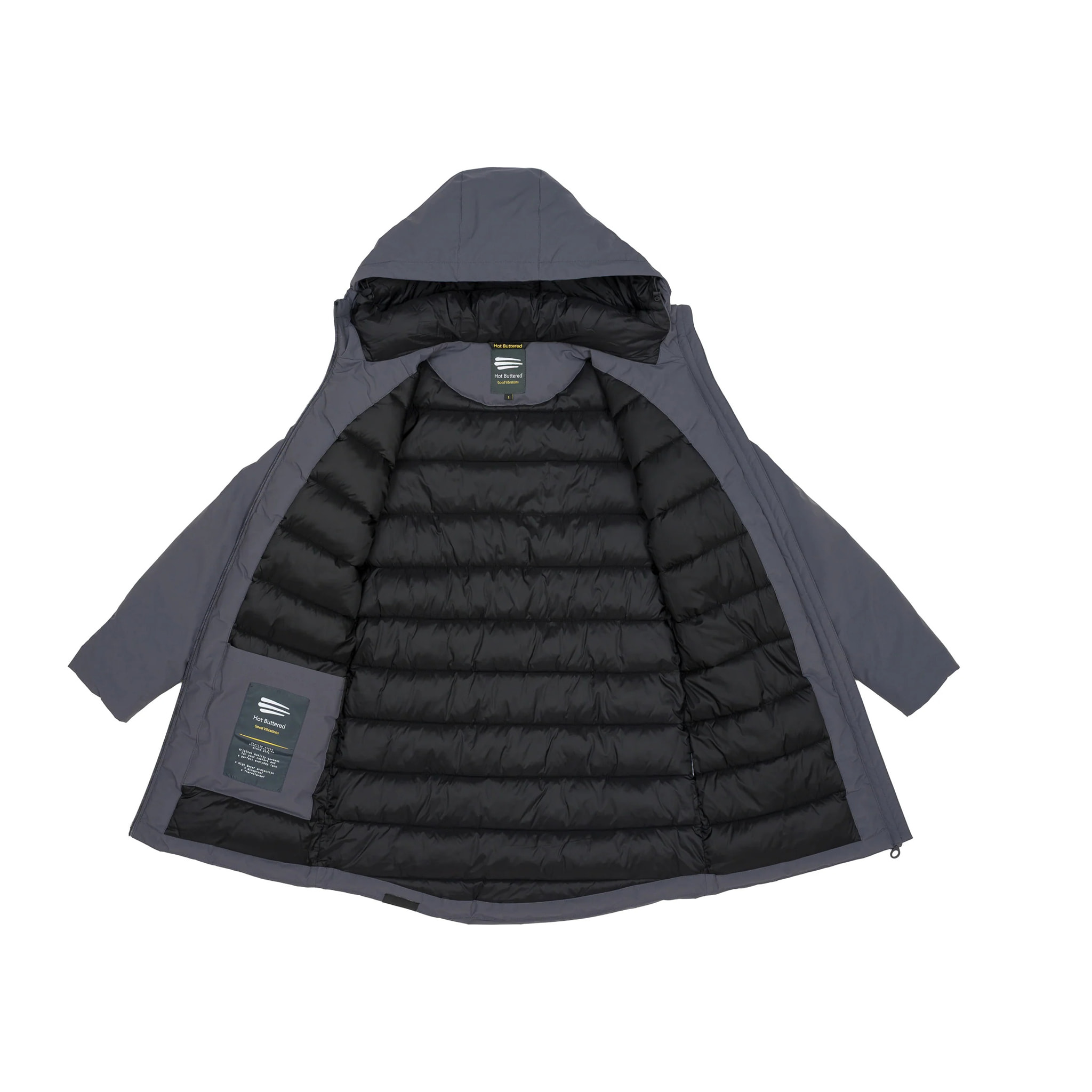 Parka ANOUK imbottito impermeabile grigio