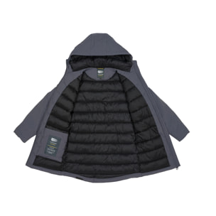 Parka ANOUK imbottito impermeabile grigio
