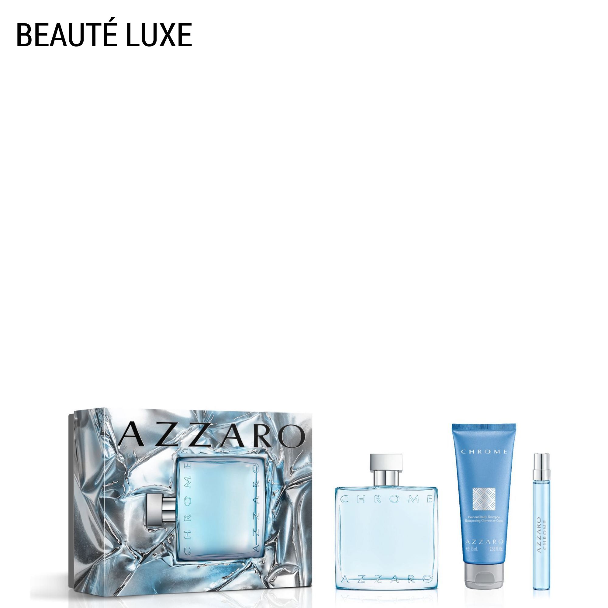 Chrome - Coffret Eau de Toilette 100ml + 10ml + Gel douche 75ml