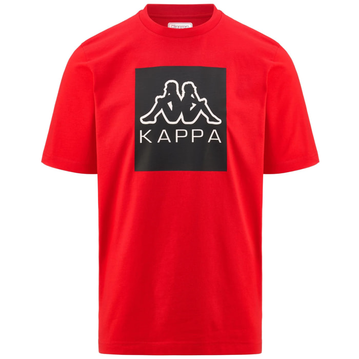 T-Shirts & Top Kappa Uomo LOGO EDIZ Rosso