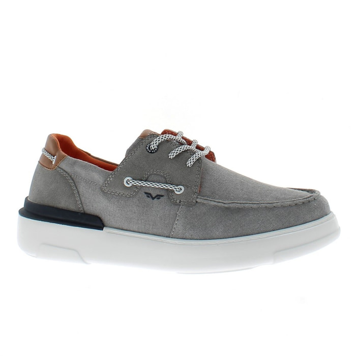 Armata di Mare Scarpe Uomo da Barca Stringate con Soletta Rimovibile in Memory Foam AMU S25D741 Grey