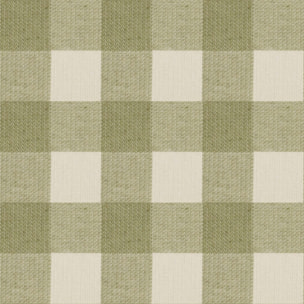 Housse de coussin jacquard 30x50 cm Vichy Vert