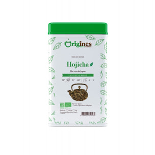 Hojicha - Thé vert Bio du Japon - Boîte Métal 100g