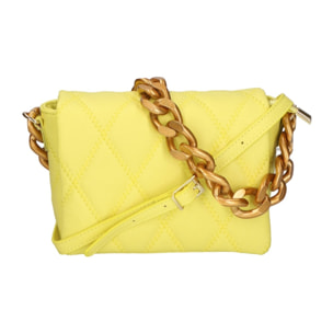 Borsa a mano da donna - Modello Lunara - Vera pelle - 20.0 x 14.0 x 6.5 cm