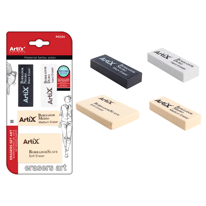 BORRADORES DE ARTE 4 UNIDADES