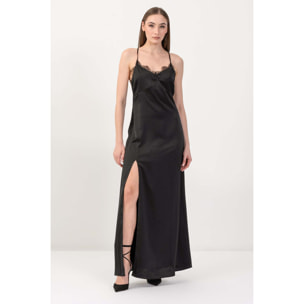 Kocca - Abito lungo con inserti in pizzo Donna