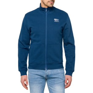 Sudadera KEPUHI cremallera completa en algodón Azul claro