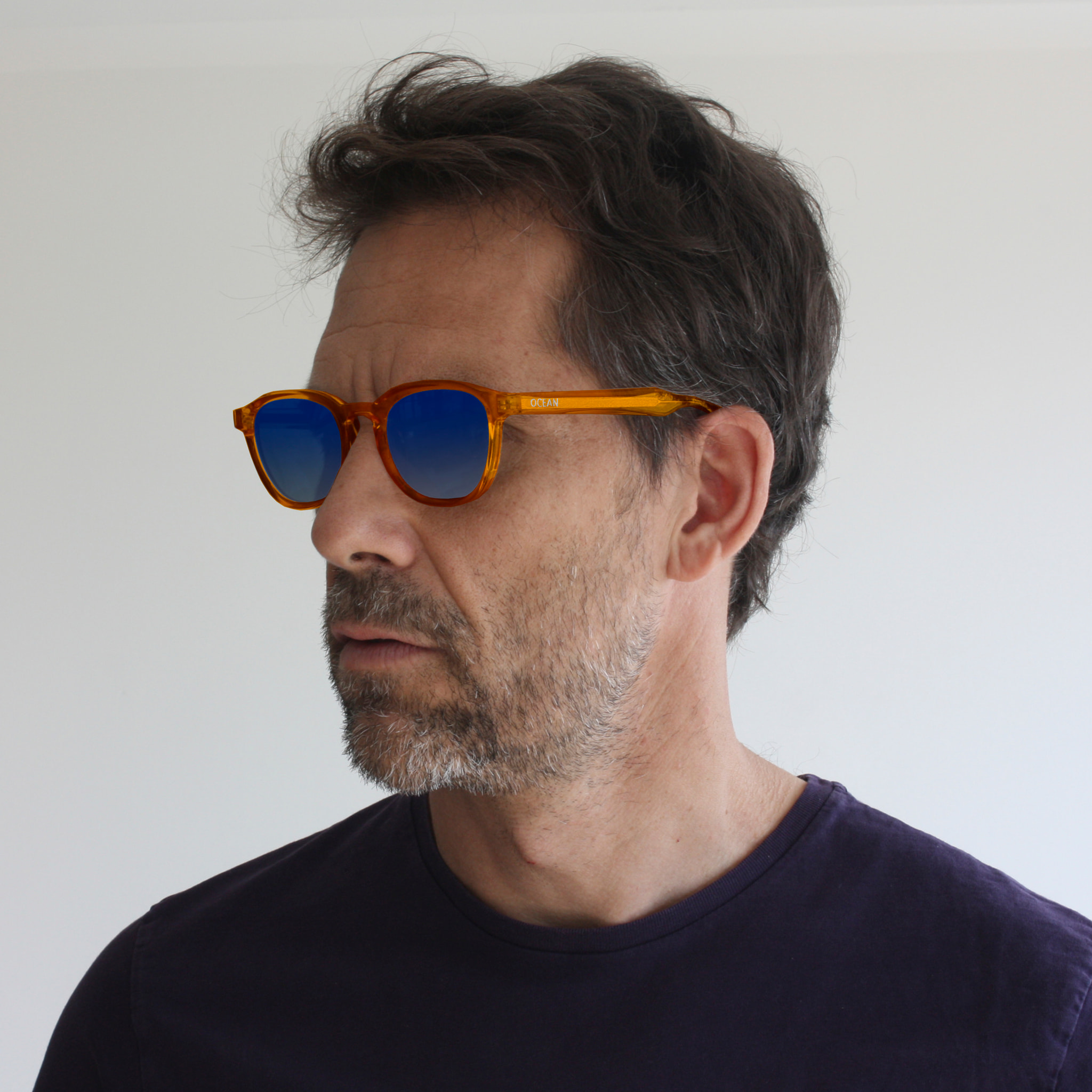 Gafas de sol OCEAN BONDI BEACH - Miel brillante / Graduada azul
