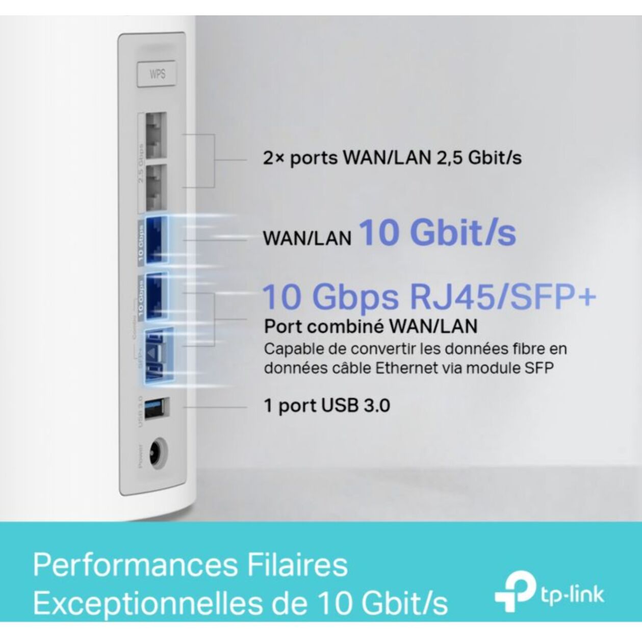 Système Wifi Mesh TP-LINK Deco BE85 WIFI 7 Mesh(1-pack)
