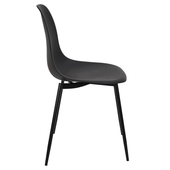 Chaise Gustav Noir - Lot De 6