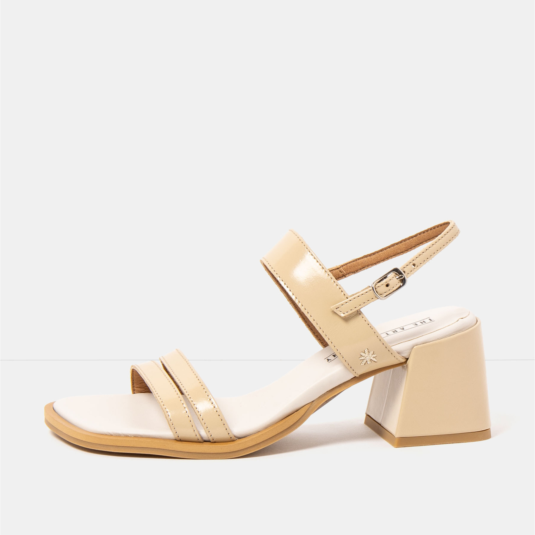 Sandalias con tacón 2010 NAPPA SHINNY CHAMPAGNE / VERONA color Champagne