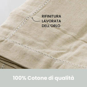 Intrecci – Set 6 tovaglioli in puro cotone 40x40 cm