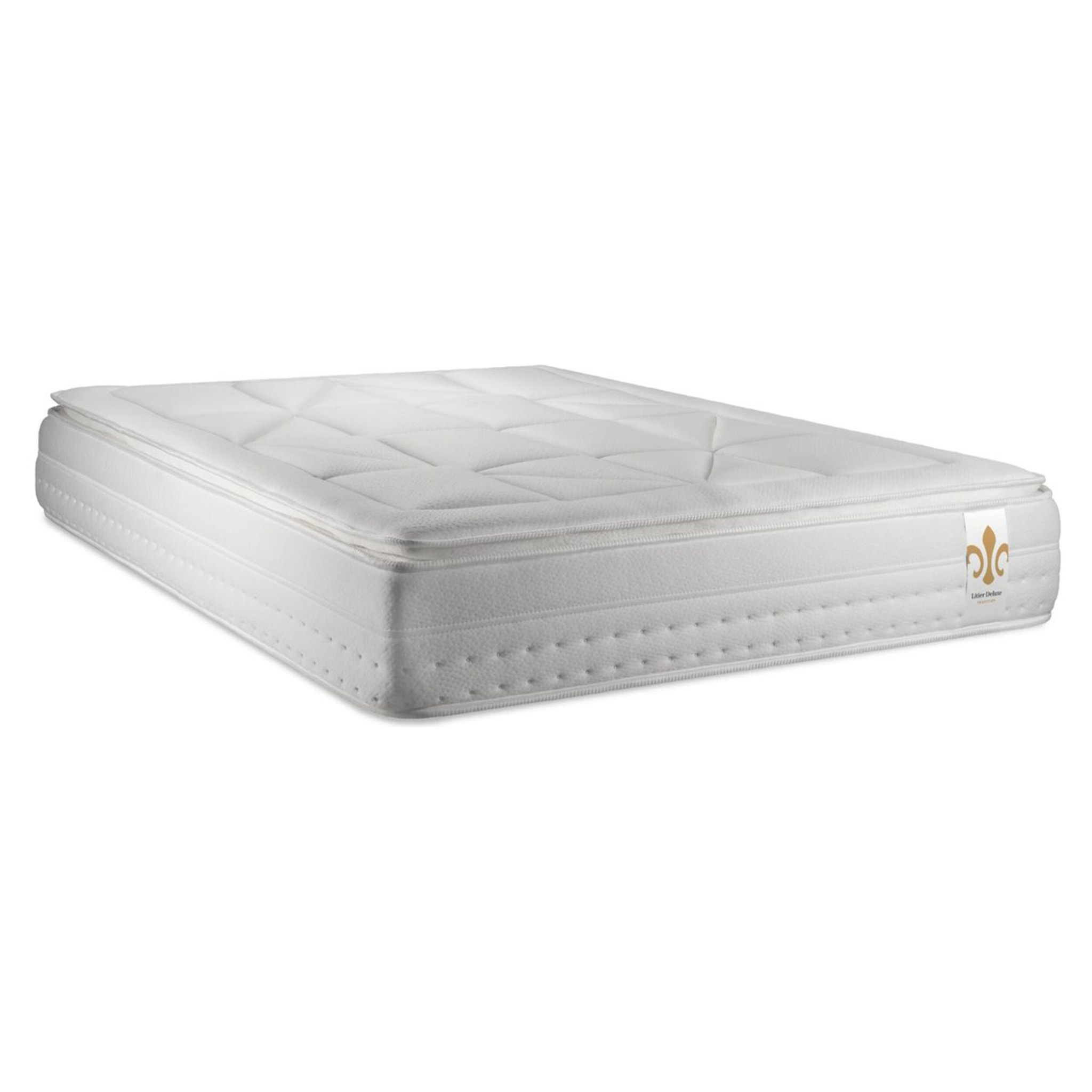 Matelas Vingt-Huit PLUS - 28cm - Ressorts ensachés et mémoire de forme - Enveloppant avec Surmatelas intégré - Soutien Ferme