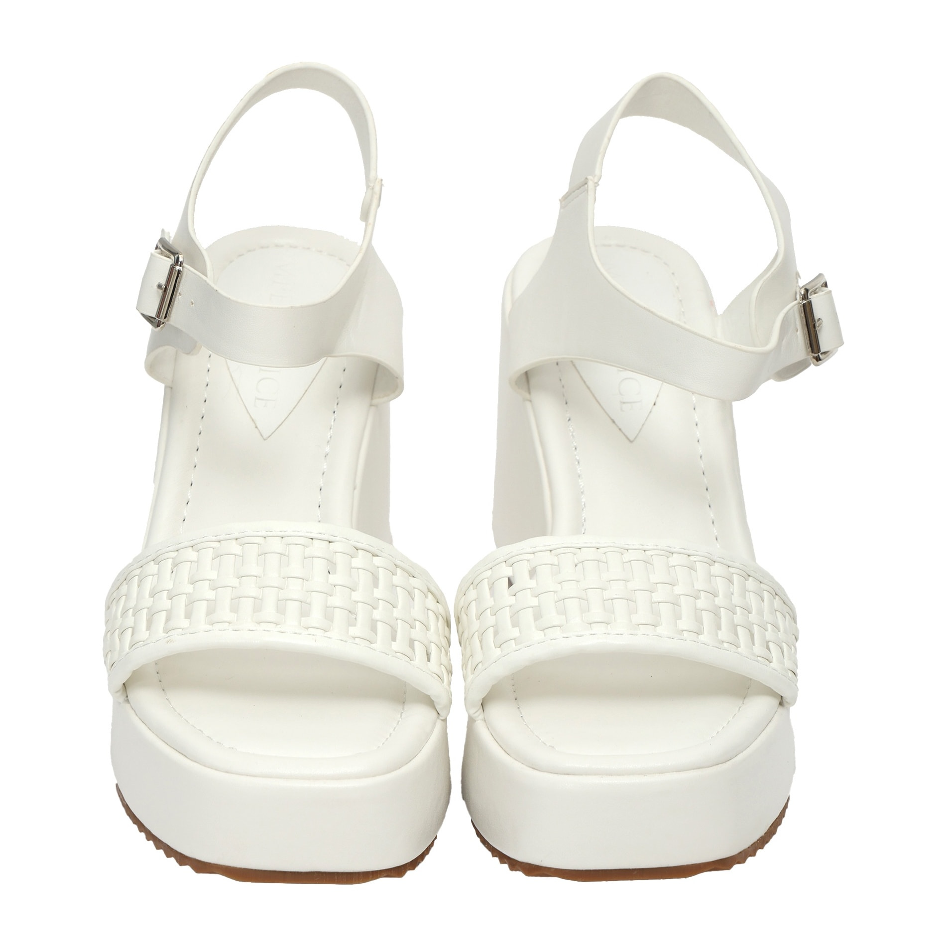 Sandali zeppa - tacco 9,50 cm - plateaux 3,0 cm