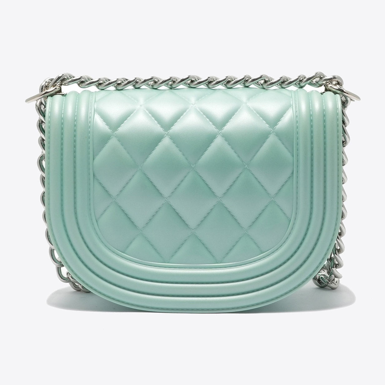 Borsa a mano da donna - Modello False - 100% PVC - 20.5 x 15.5 x 7.0 cm