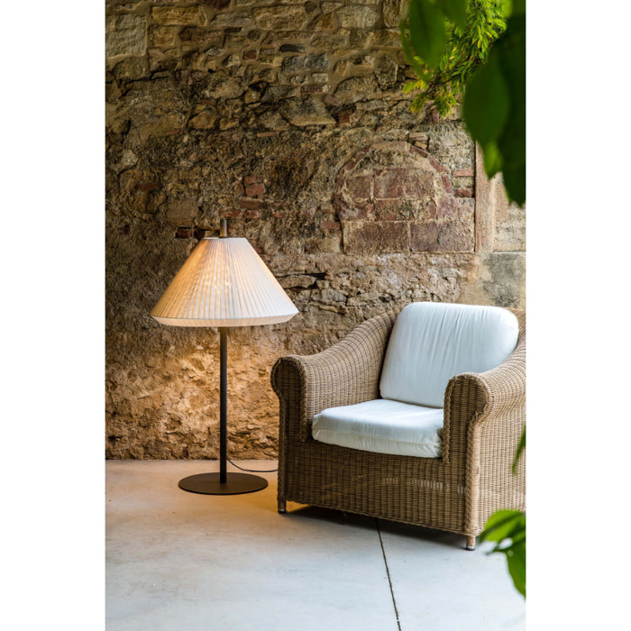 SAIGON OUT 1200 T70 Lampadaire gris/blanc mat