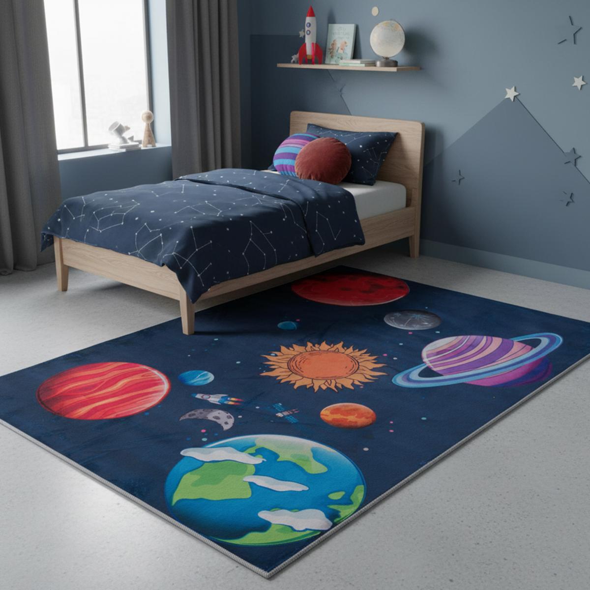 Tapis surper doux - Lavable en machine - SOLAR SYSTEM