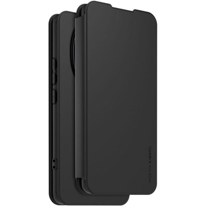 Etui avec cordon MADE FOR XIAOMI Redmi Note 15 4G/5G Noir + dragonne