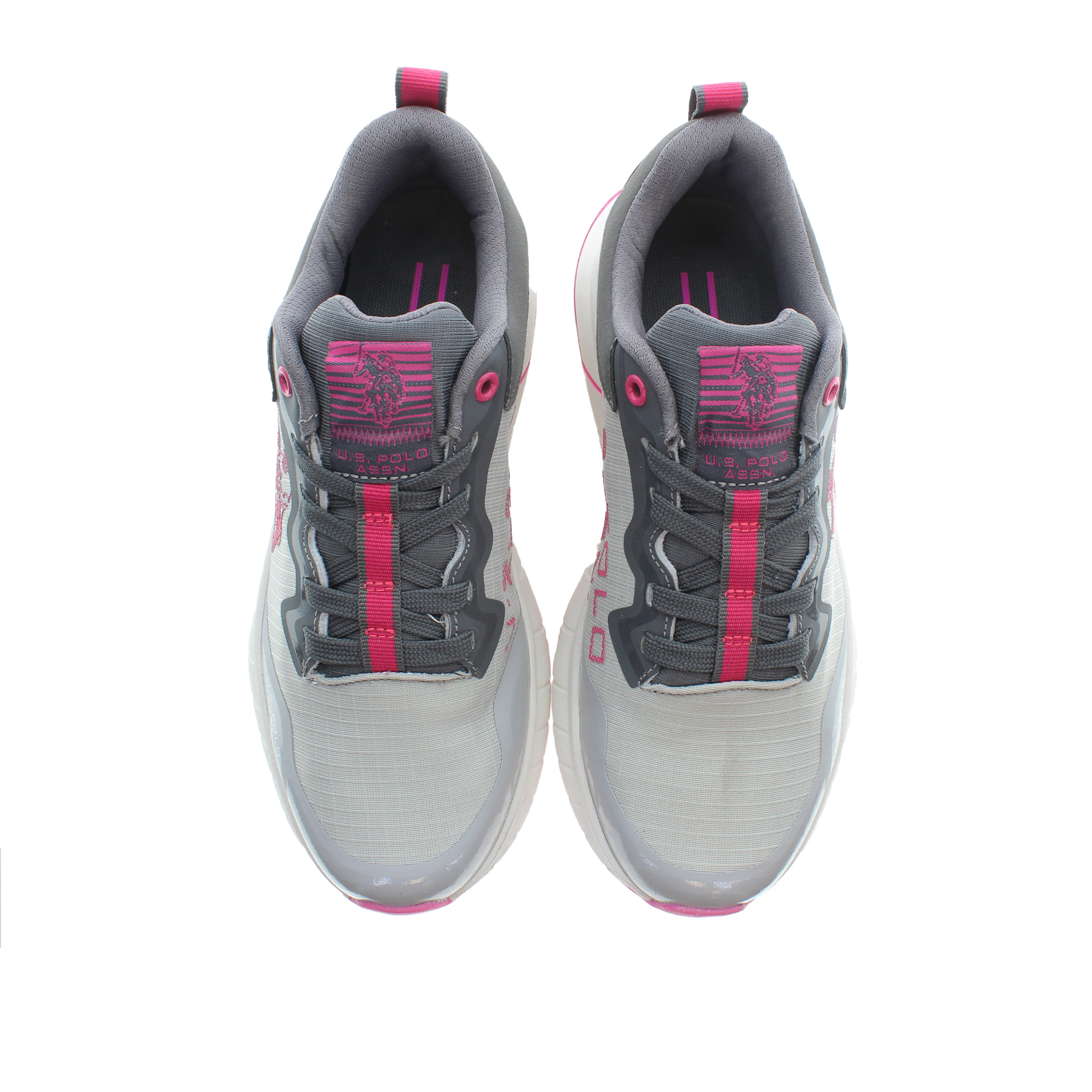 Sneakers U.S. Polo Assn Dark Gray-Fuxia