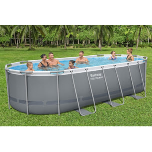 Bestway Piscine hors sol ovale Steel Pro MAX Solo Pool 549 x 274 x 122 cm Bestway