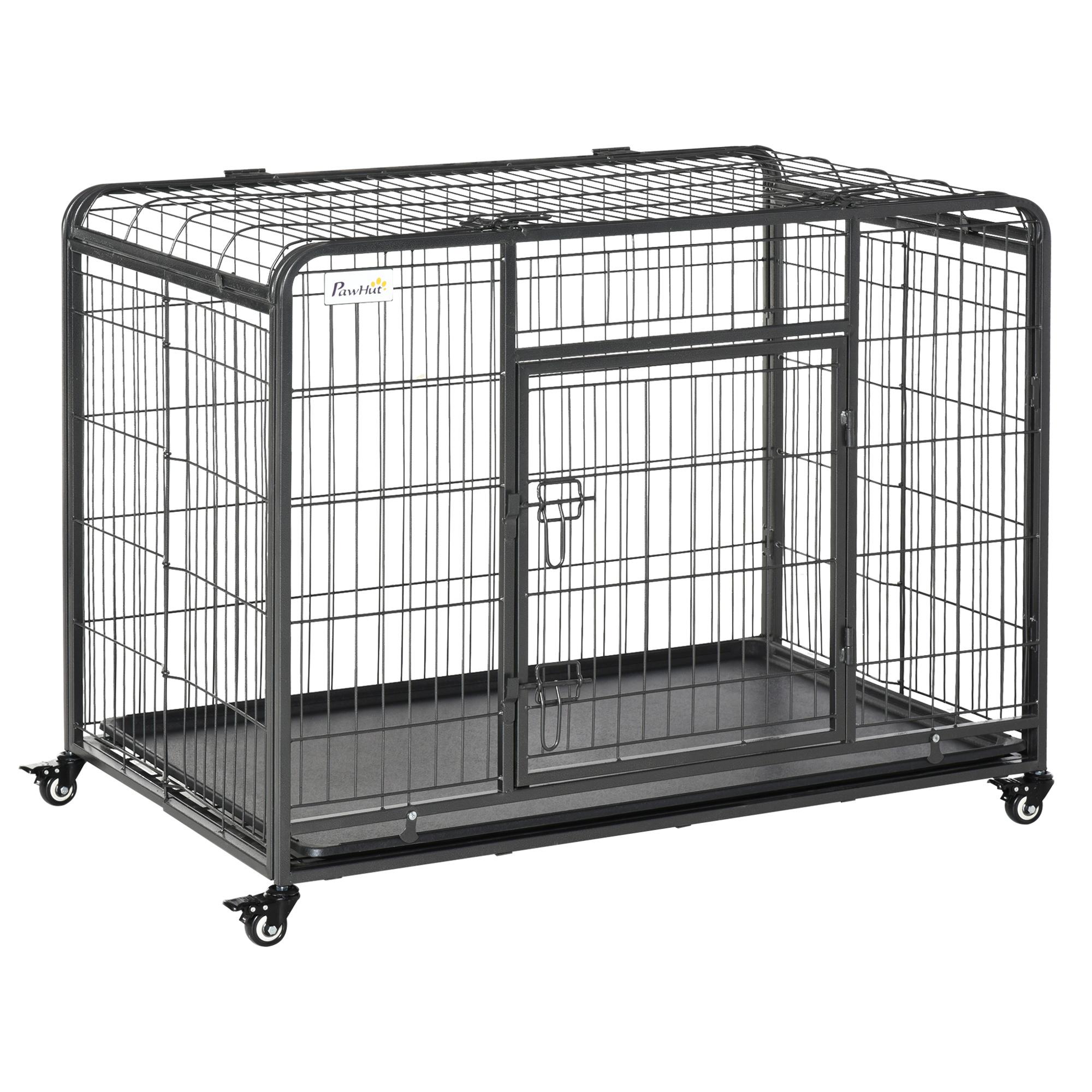 Cage de transport pour chien pliable Izymoove XXL 122 x 75,5 x