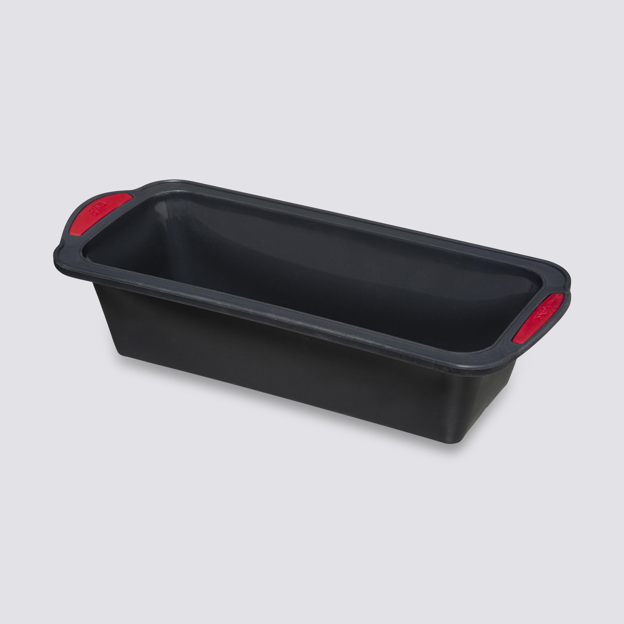 Silitop" molde de silicona para tartas negro rojo