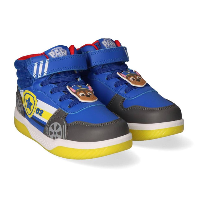Zapatilla deportiva infantil suela ligera con luces "Paw Patrol"
