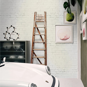 Carta da Parati Mattoni Bianchi