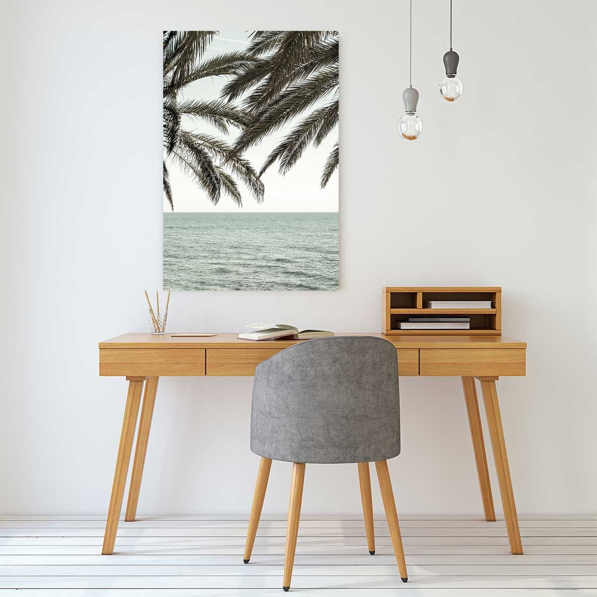 Tableau plage tropicale secrète Tableau plexiglas