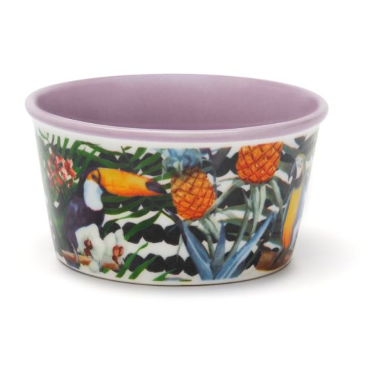 Set 6 Ciotole 8,7 cm Excelsa – Tropical Chic, New Bone China Multicolore