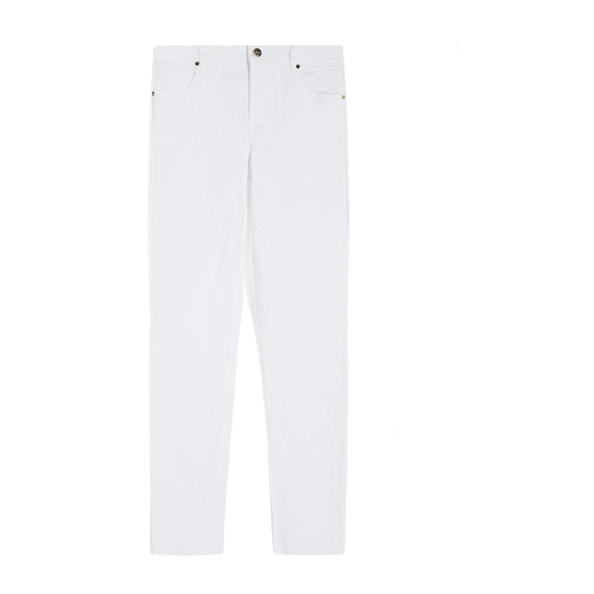 Pantaloni donna in navetta con vita regular e fit skinny