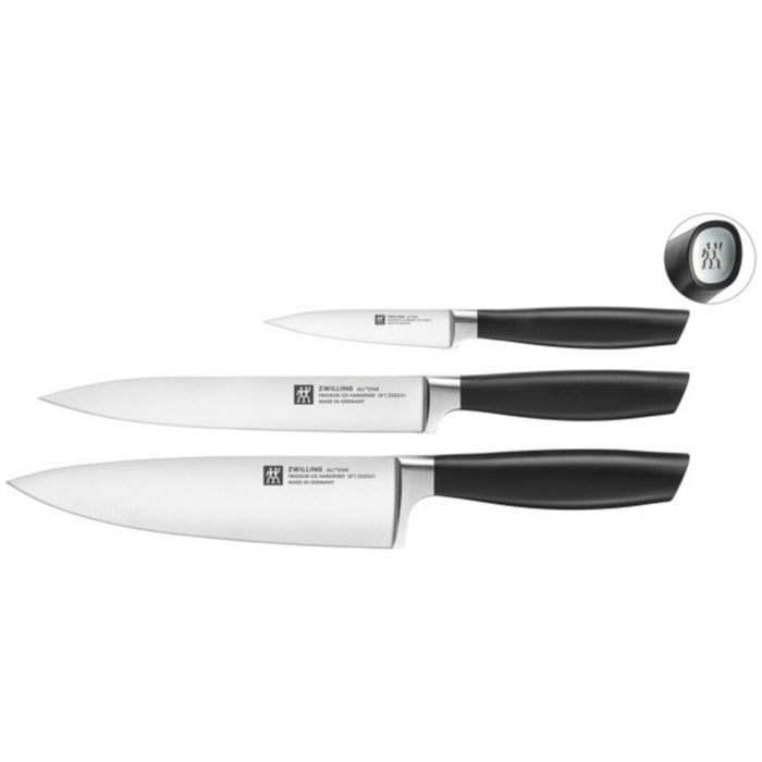 Set de couteaux 3-pcs, Argent