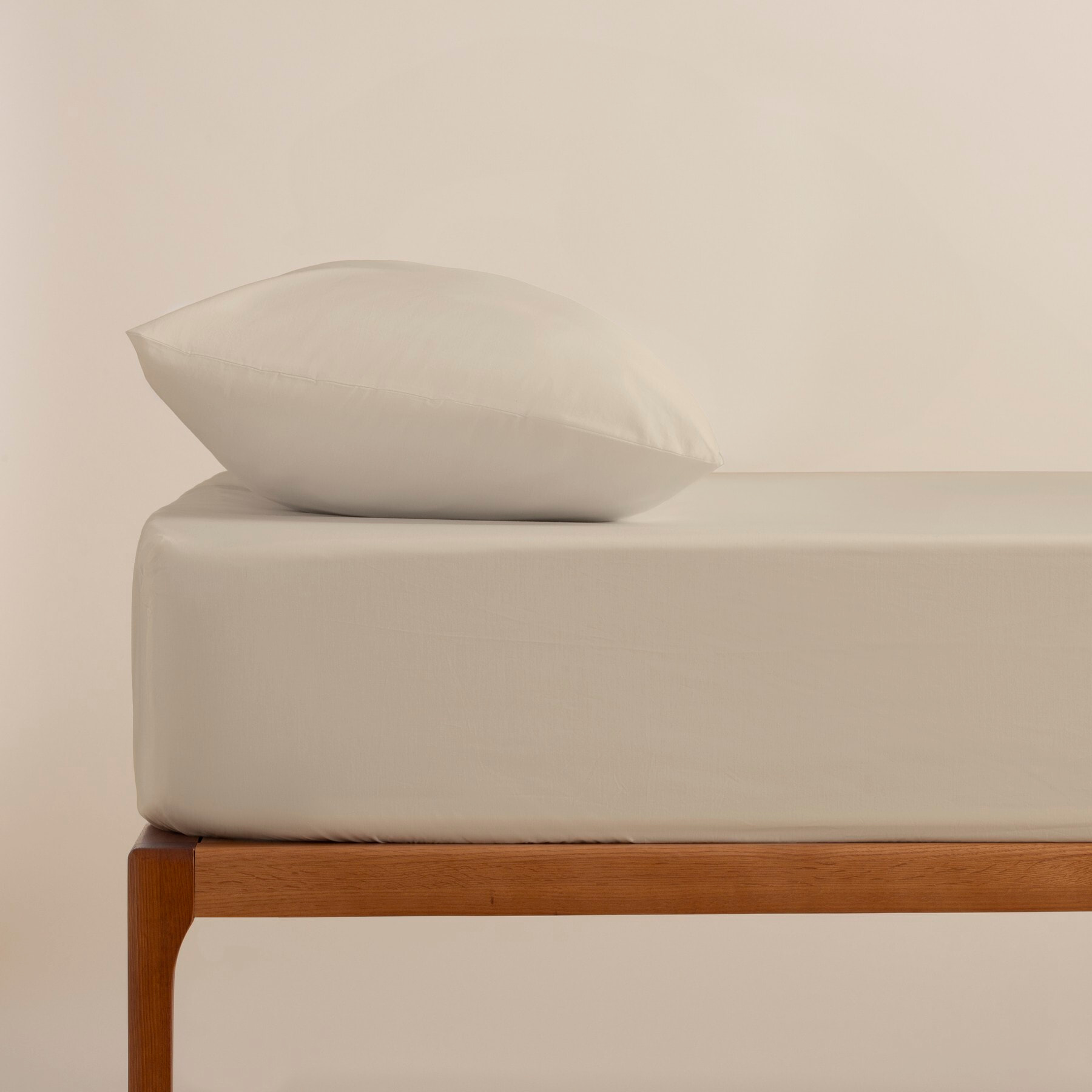 Drap-housse sakura beige