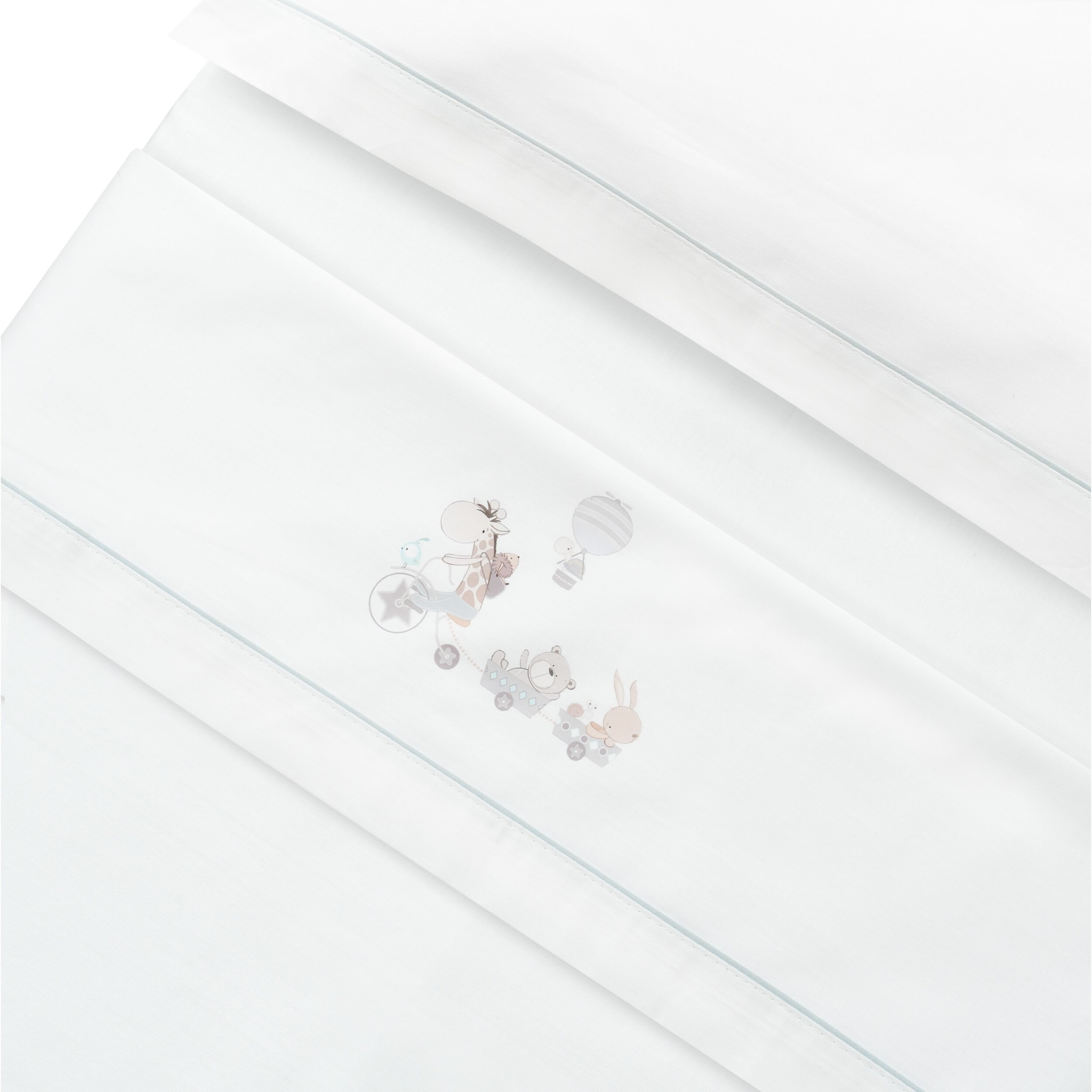 Sábanas Minicuna Jirafa Bicicleta