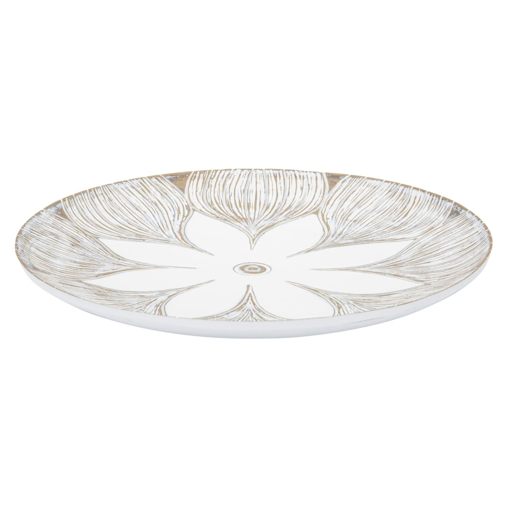 PIATTO S/TASCHE RESINA ATENE CM Ø 35,5X4,4