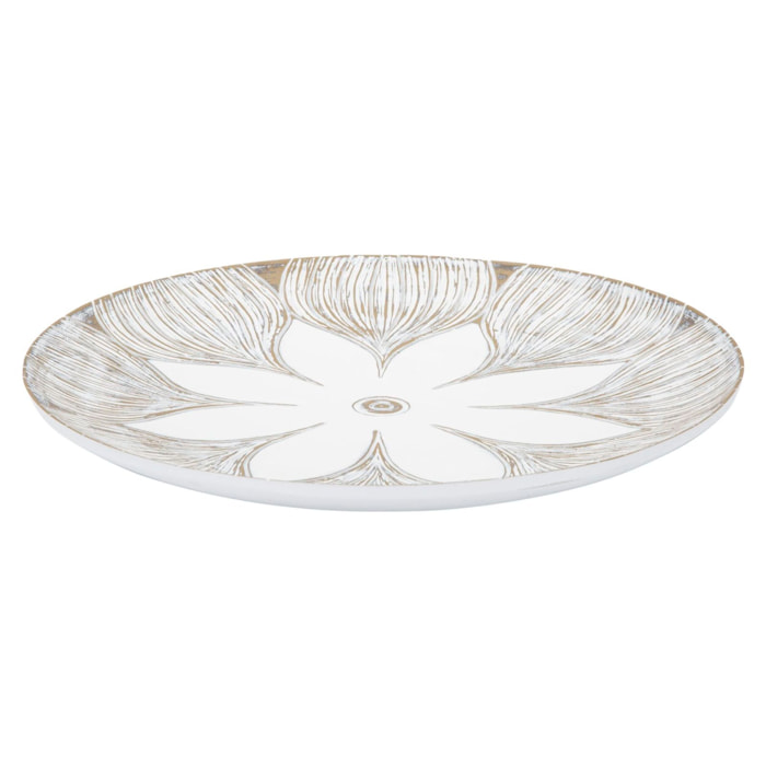 PIATTO S/TASCHE RESINA ATENE CM Ø 35,5X4,4