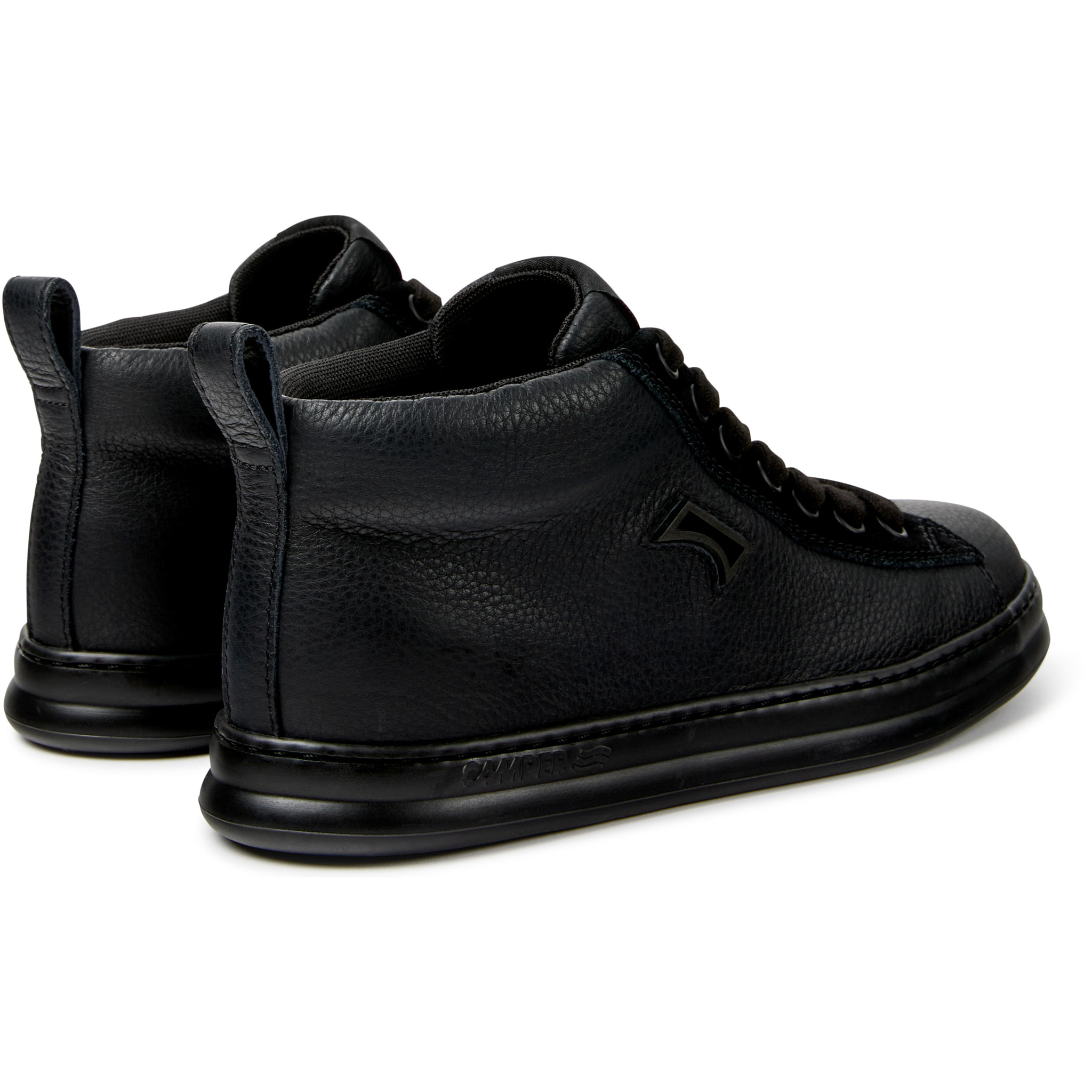 Sneaker-Bootie - CAMPER Runner Four - Negro - Piel lisa