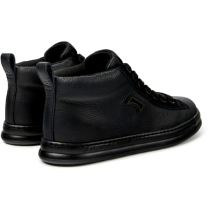 Sneaker-Bootie - CAMPER Runner Four - Negro - Piel lisa