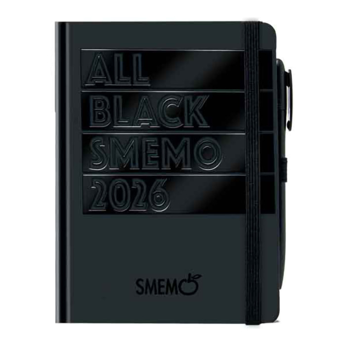 SMEMO 12 MESI ALL BLACK GIORNALIERA 2025/2026