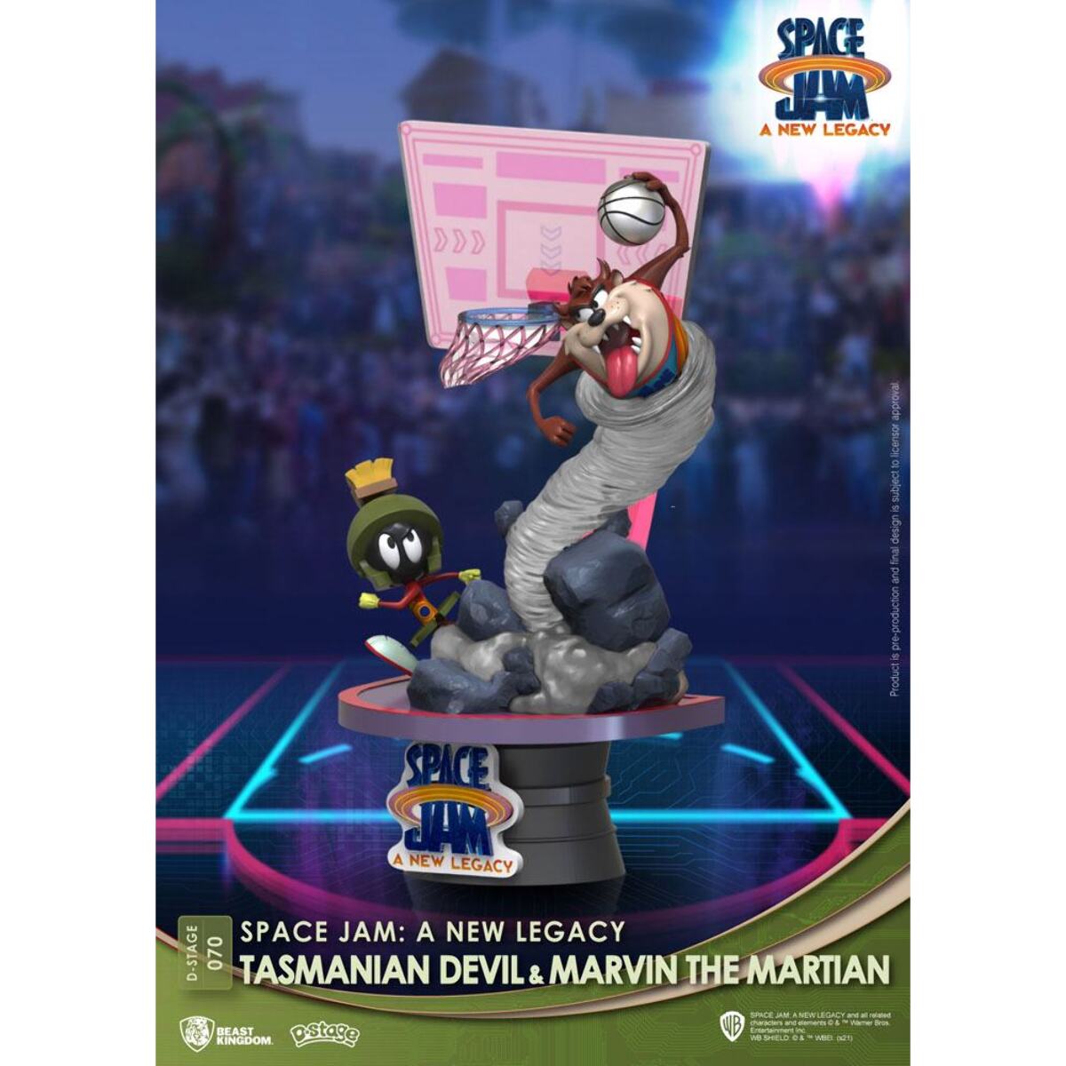 Space Jam: A New Legacy D-Stage PVC Diorama Tasmanian Devil & Marvin The Martian Standard Ver. 15 Cm Beast Kingdom Toys