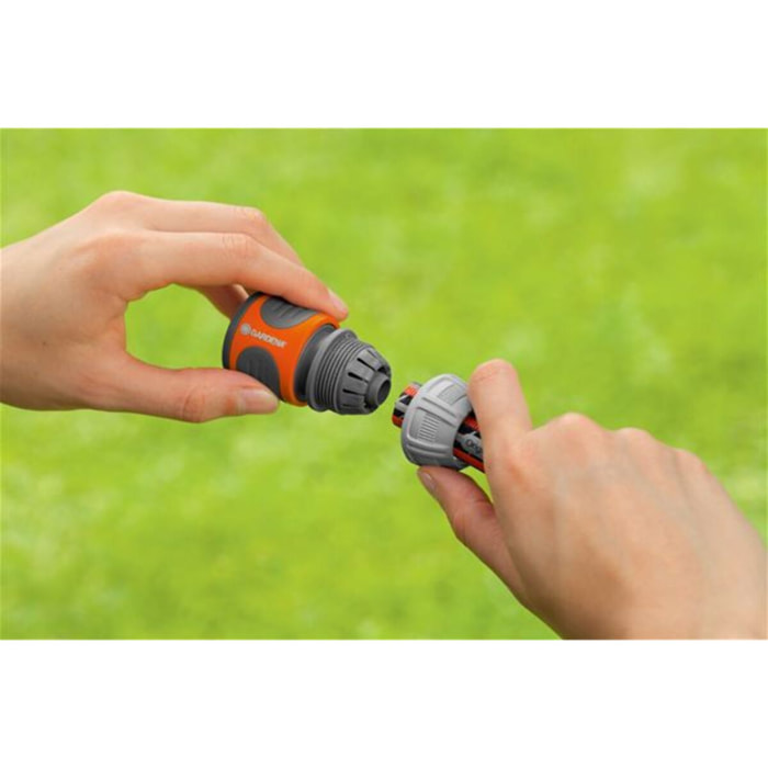 Raccord rapide GARDENA pour tuyau Ø intérieur 19mm - 18216-26