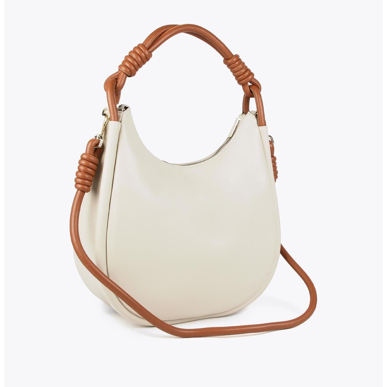 Borsa hobo con manici rotondi