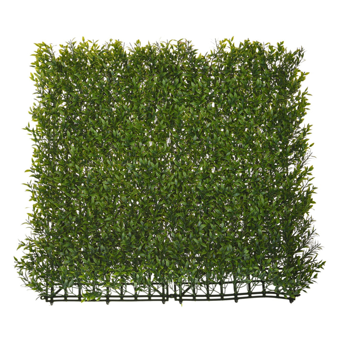 Matonella Mirto. Larghezza 50 Cm - Pezzi 1 - 50X50X5cm - Colore: Bianco - Bianchi Dino - Piante Artificiali