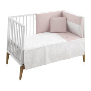 Cambrass Jgo 2 Pcs.Colcha I-V. Cuna 60 Plumeti