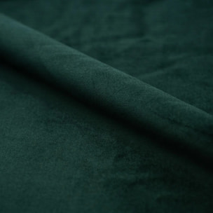 Pouf triangulaire en velours vert - Emmy