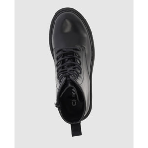 Botines - Negro - Tacón: Bajo