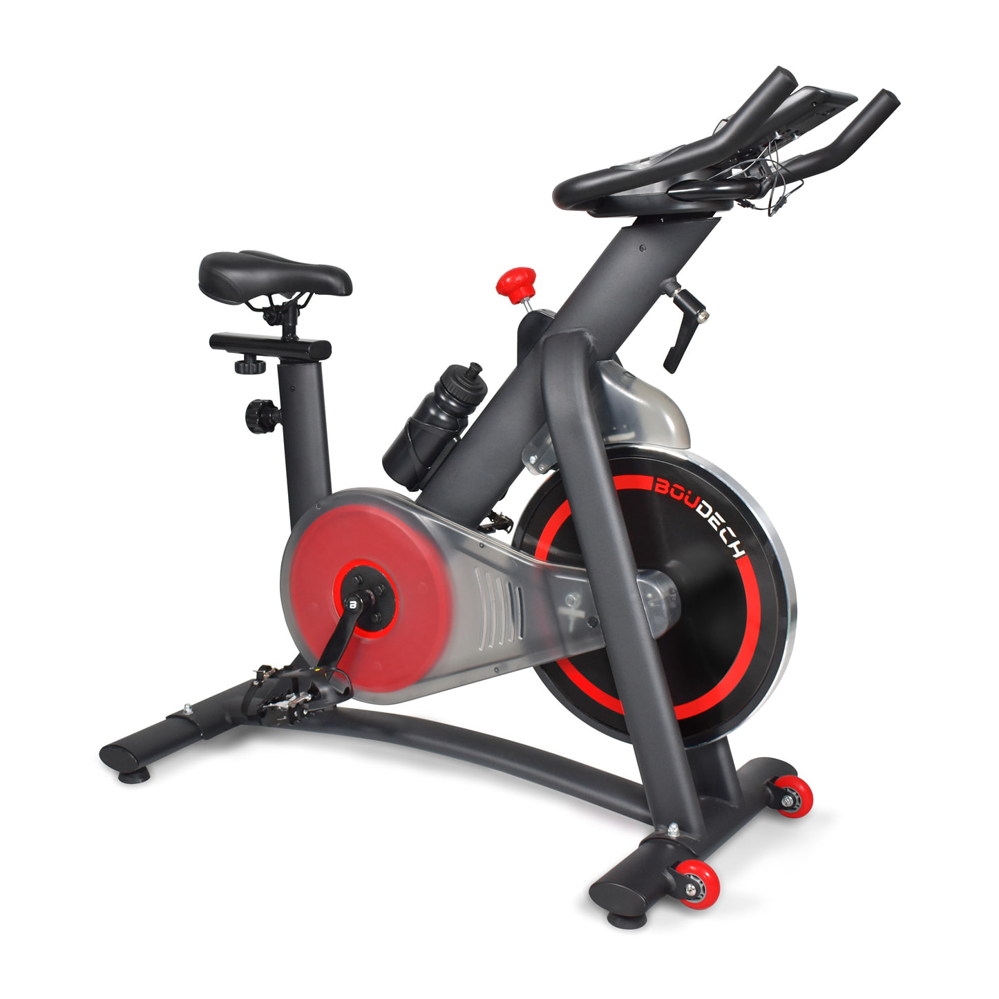 EDGE 1600 - Cyclette da corsa professionale con volano da 16 kg a resistenza magnetica, display LCD, software di monitoraggio