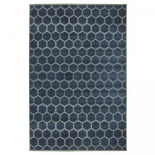 Tapis salon et chambre fait à la main en viscose motif scandinave MAQUI