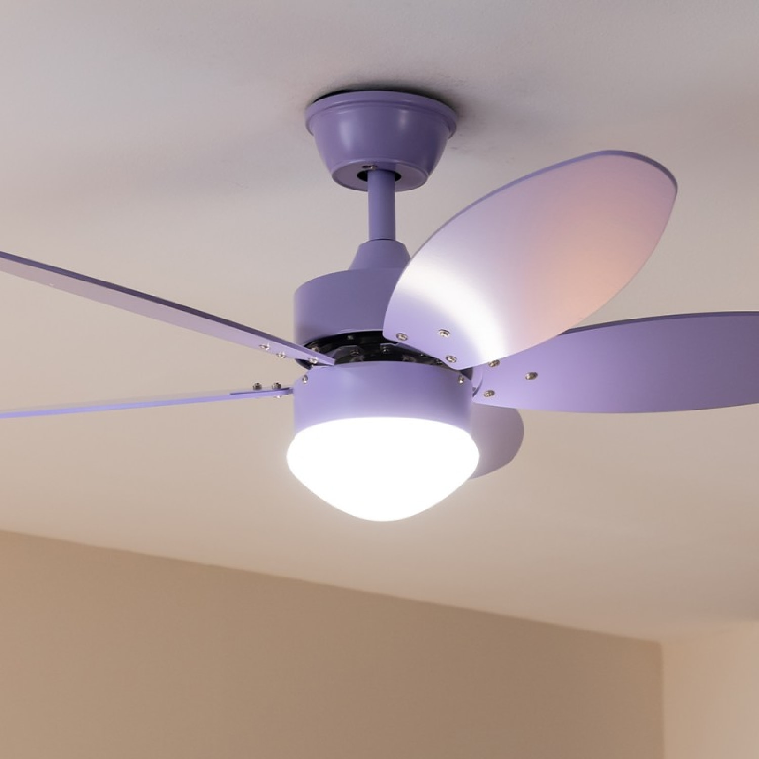 Cecotec Ventilateur de plafond avec lampe EnergySilence Aero 4260 Full Purple